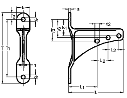 ASS Wandkonsole mit Anschluss fr Gabelterminal