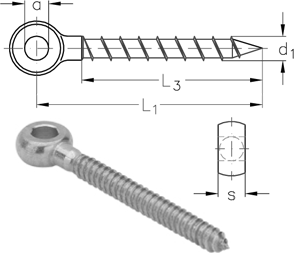 NIRO Augenschraube