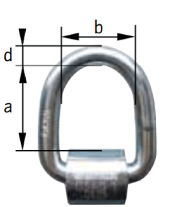 cromox Weld-on lifting points CSAG, grade 60