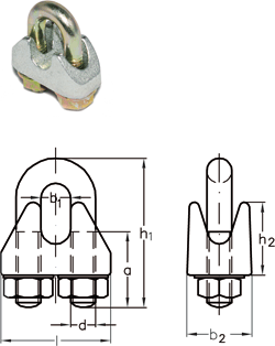 Wire rope clips DIN EN 13411-5