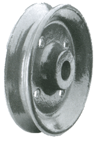 Wire rope pulley with gray cast iron no. 16 d