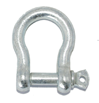 Standard shackle with eye bolt