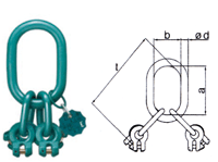 ENORM Master link for three- or four-leg chain slings