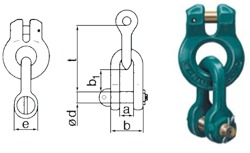 ENORM Eye-connector with shackle GVS