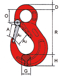 Eye sling hook type WA