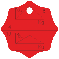 Identification tag for alloy chain slings