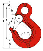 Eye sling hook type OHS