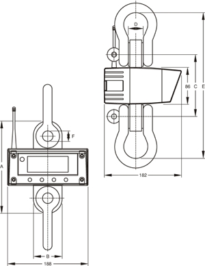 Dynamometer 01 TX mit Display-Fernsteuerung