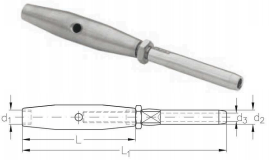 ASS Rigging Screw with one terminal, Mini type