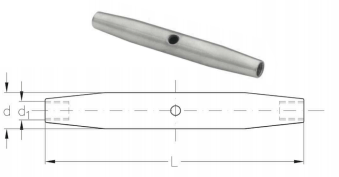 NIRO Rigging Screw-body, Standard type