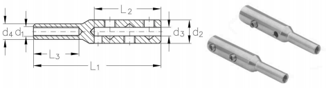 ASS Screw terminal, Mini type with internal thread