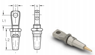 ASS Eye terminal for self assembly