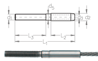 ASS Threaded terminal, Mini type