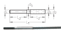 ASS Threaded terminal, Super-Mini type