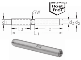 ASS Threaded terminal with internal thread, Mini type