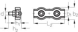 NIRO Duplex clip