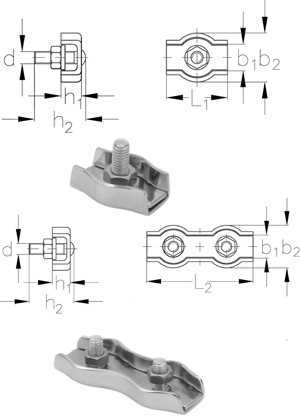 NIRO Simplex clip