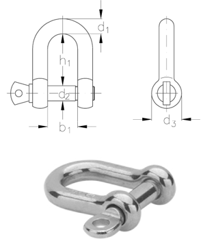 NIRO Shackle, U-type