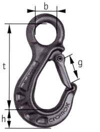 cromox Eye hook Typ NOHF