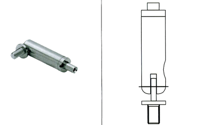 Sliding cylinder with outside threaded link M5